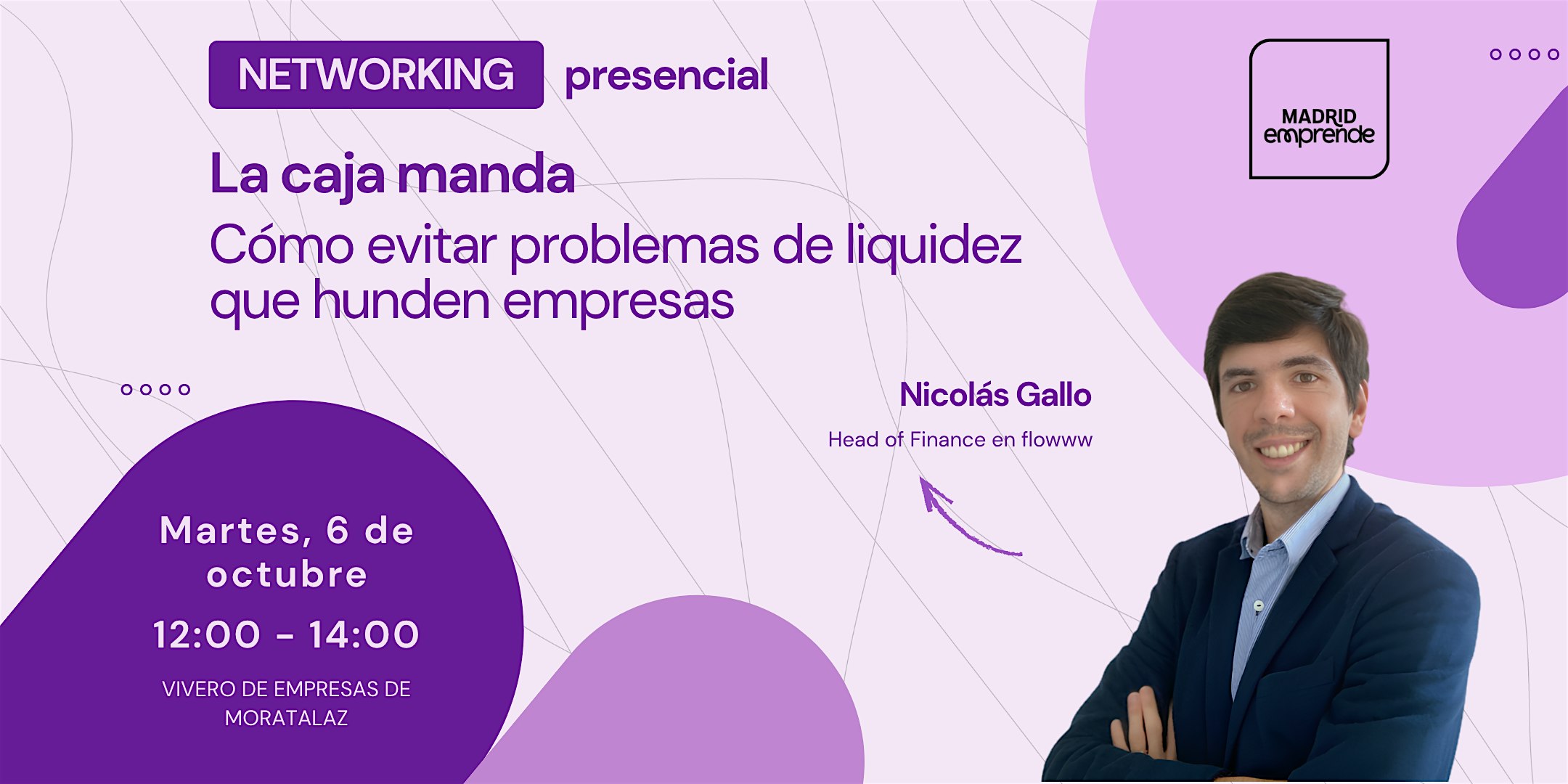 Networking en Madrid | La caja manda: cómo evitar problemas de liquidez