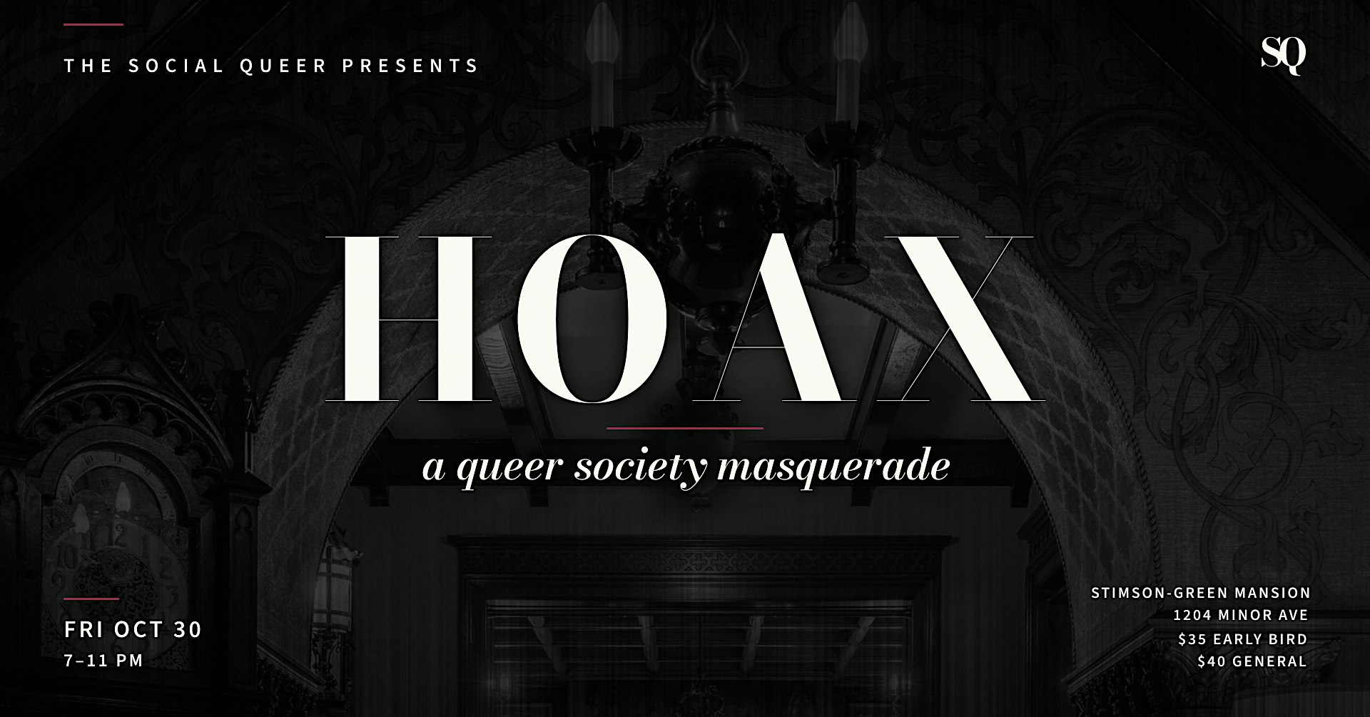 HOAX – 2nd Annual Queer Masquerade