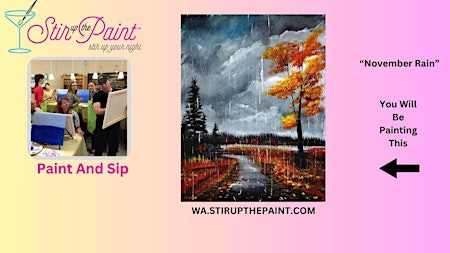 Seattle Paint and Sip, Paint Party, Paint Night With Stir Up The Paint