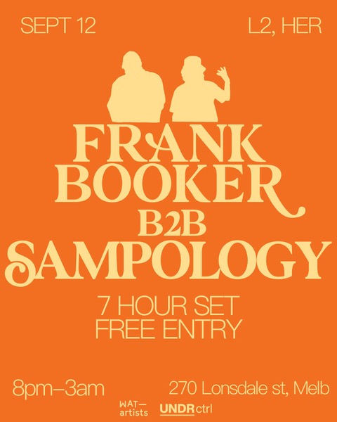Frank Booker B2B Sampology (7 hour set)