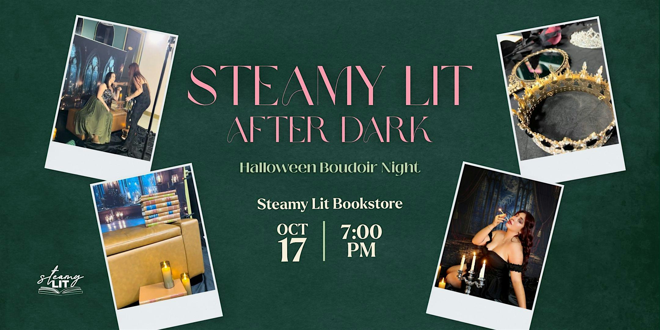 Steamy Lit After Dark x Kiana Photographs - Halloween Boudoir Photography