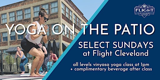 Yoga on the Patio at Flight Cleveland - September 13th