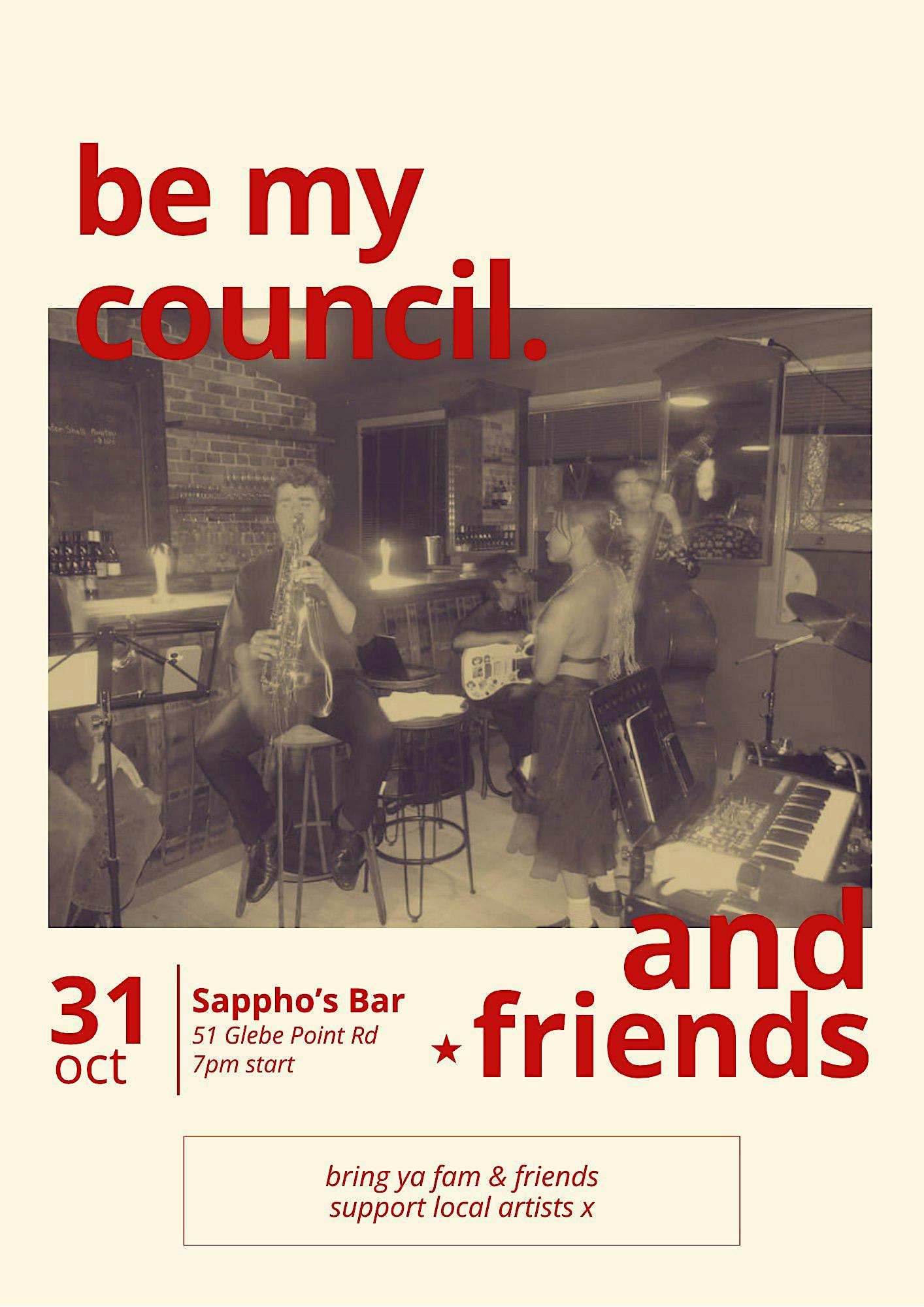 Be My Council + Friends
