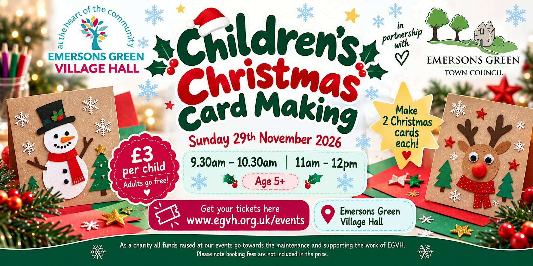 Children's Christmas Card Making