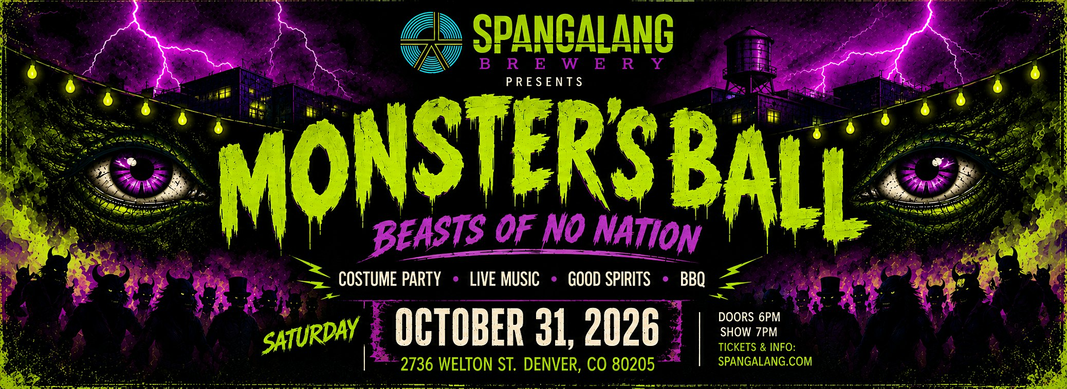 The Monster's Ball - Halloween Concert featuring Beasts of No Nation