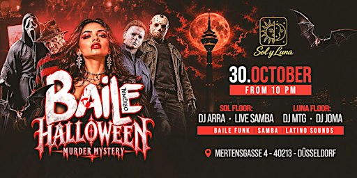 Baile Halloween Murder Mystery • Live-Samba & Funk