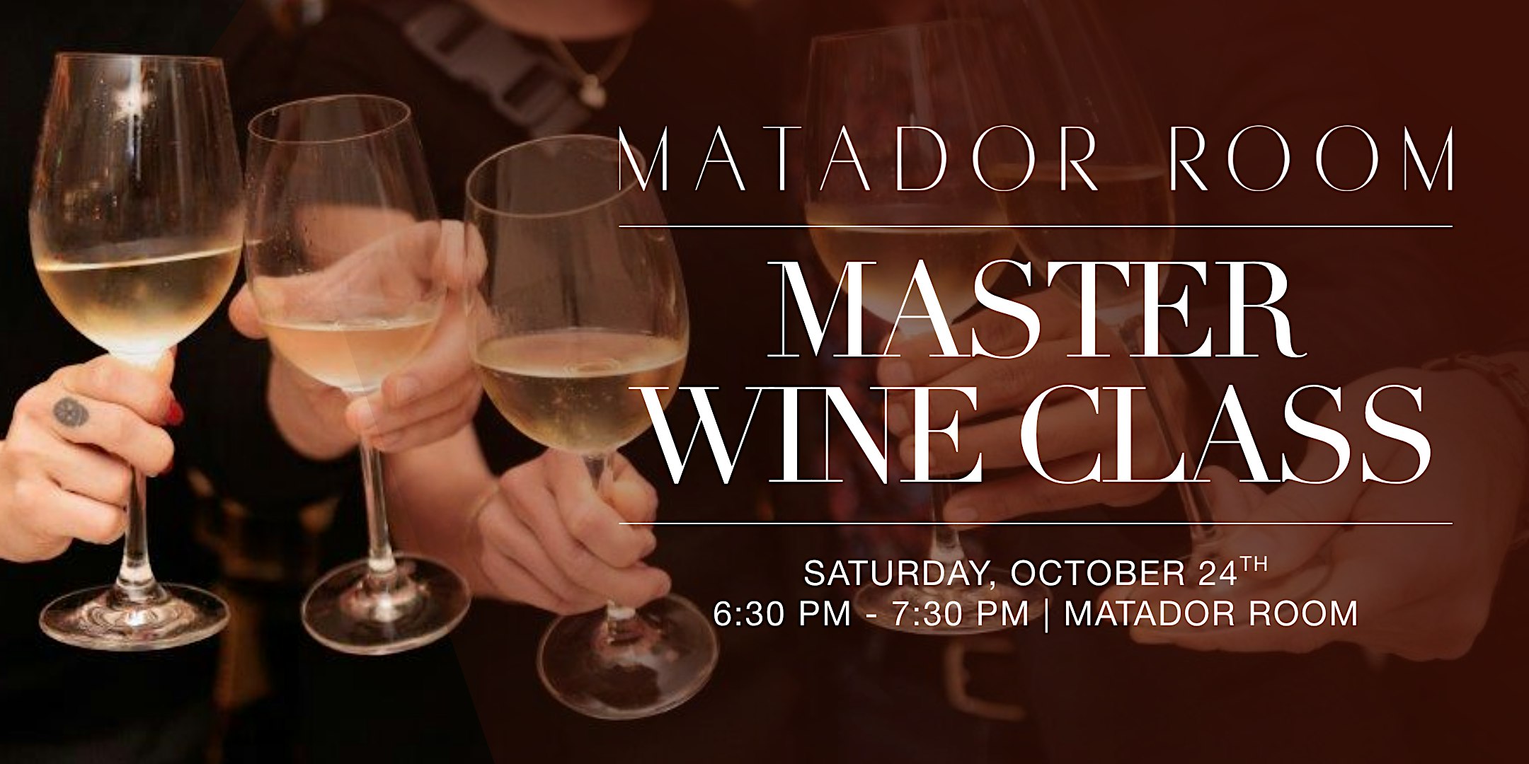 Master Wine Class at The Miami Beach EDITION