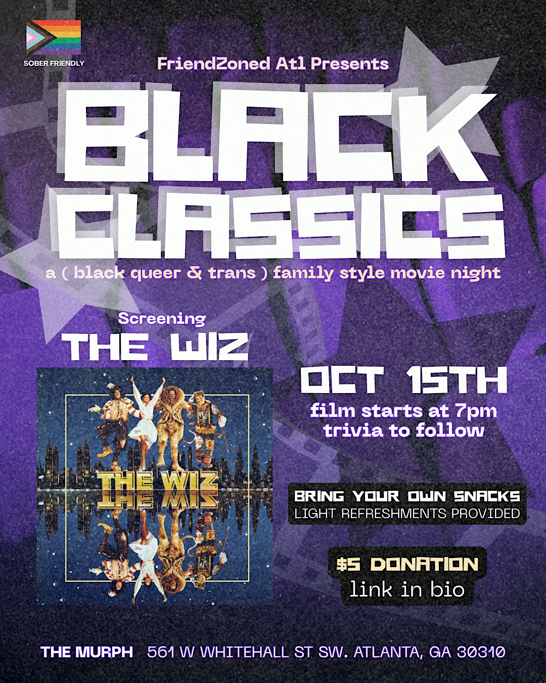 FriendZoned’s Black Classics Movie Night & Trivia