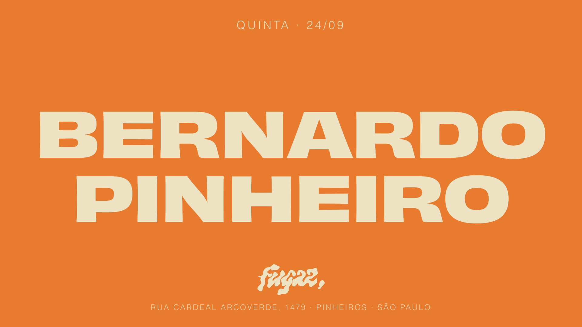 Fugaz recebe Bernardo Pinheiro