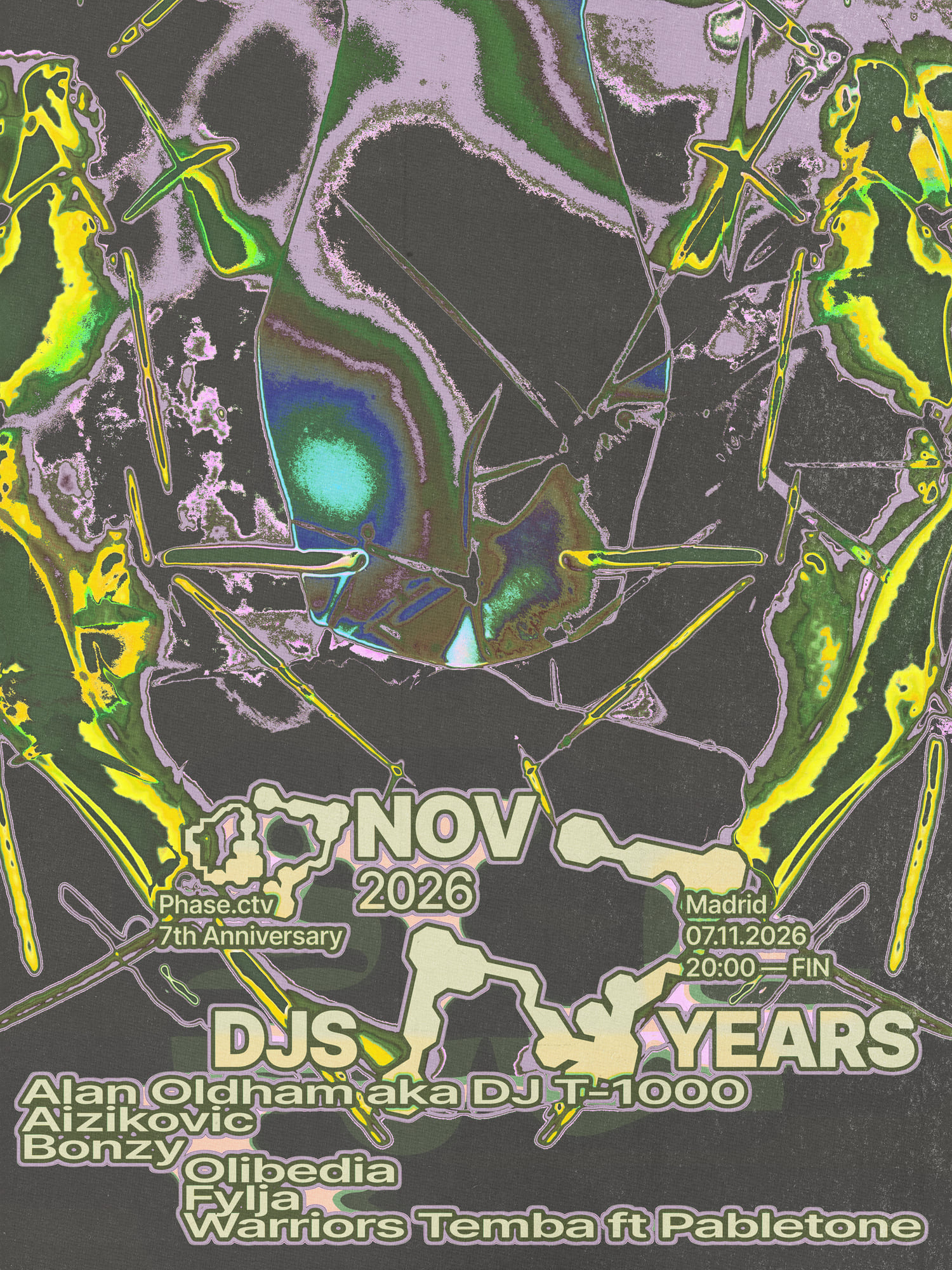 7 AÑOS BAILANDO W/ Alan Oldham aka DJ T-1000 + Amazing Local Acts