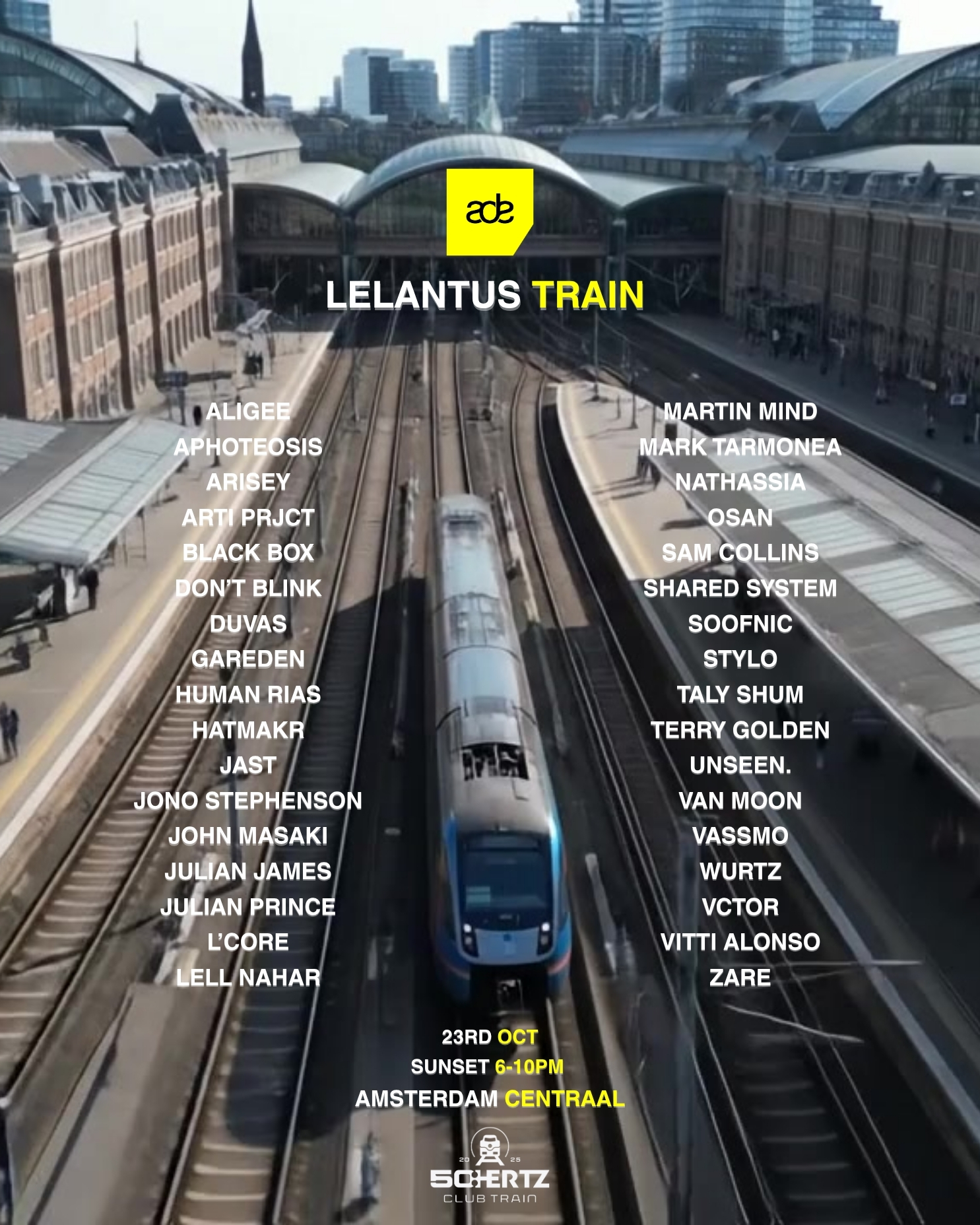 Lelantus ADE TRAIN - Sunset Experience [LAST BACKSTAGE TICKETS]