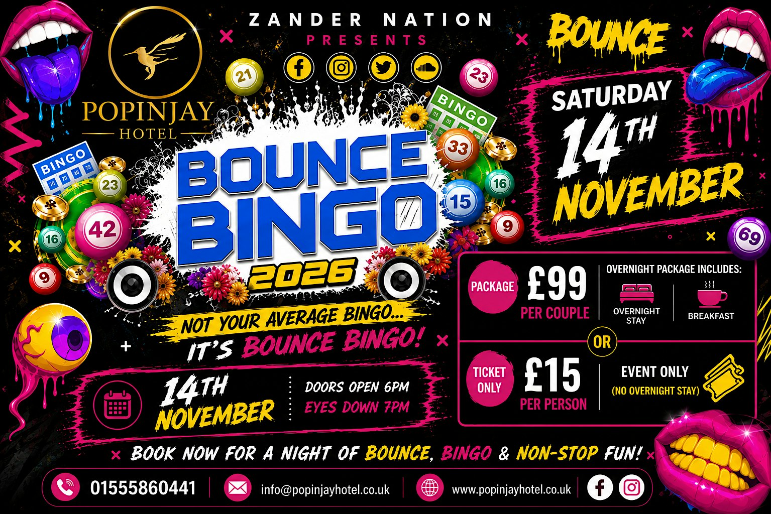 Zander Nation Presents Bounce Bingo
