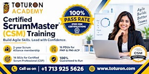 2 Days Certified ScrumMaster (CSM) Training in Longueuil, QC