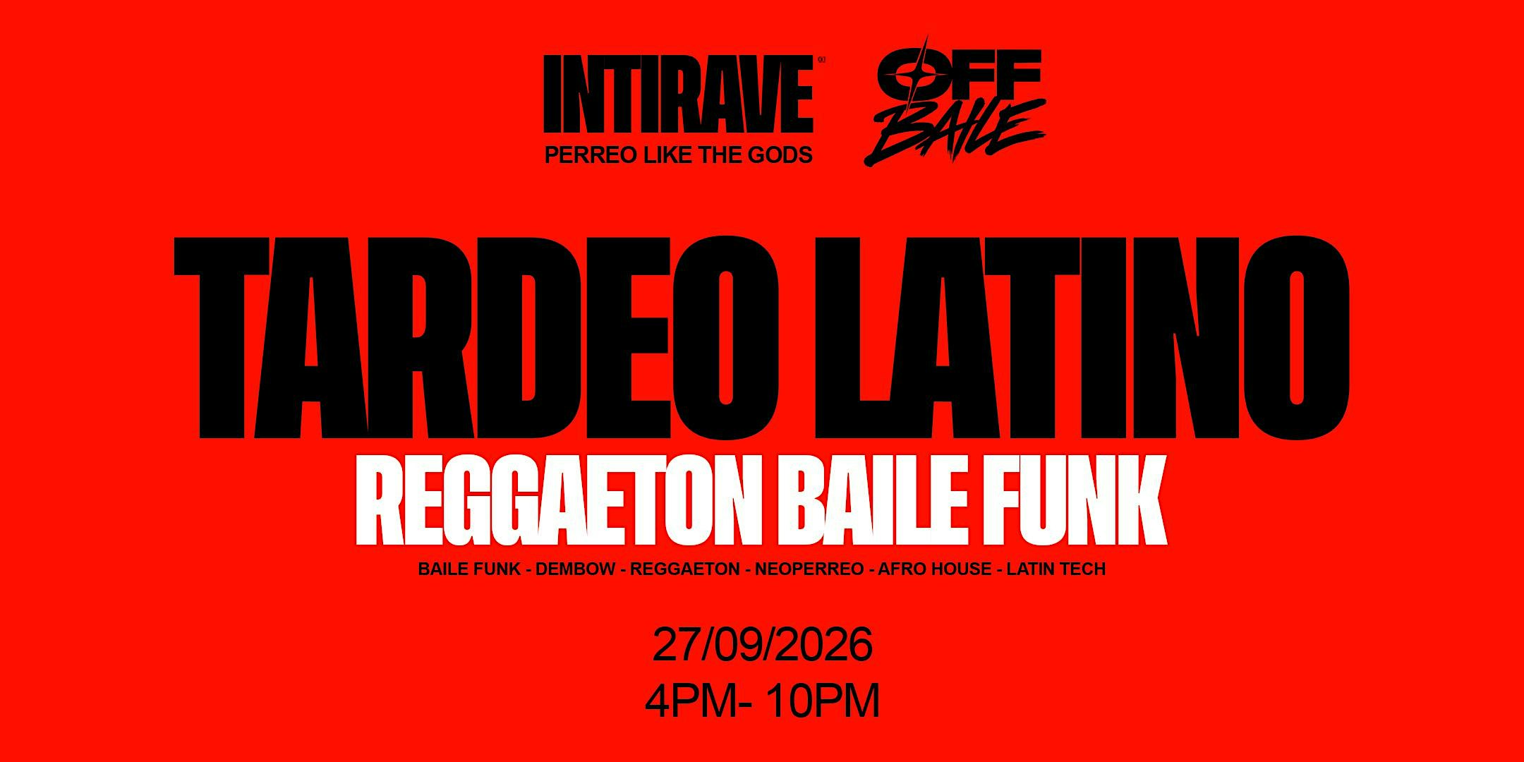 BAMBALAN Rooftop Party (27th Sep) TARDEO LATINO: Baile Funk & Reggaeton
