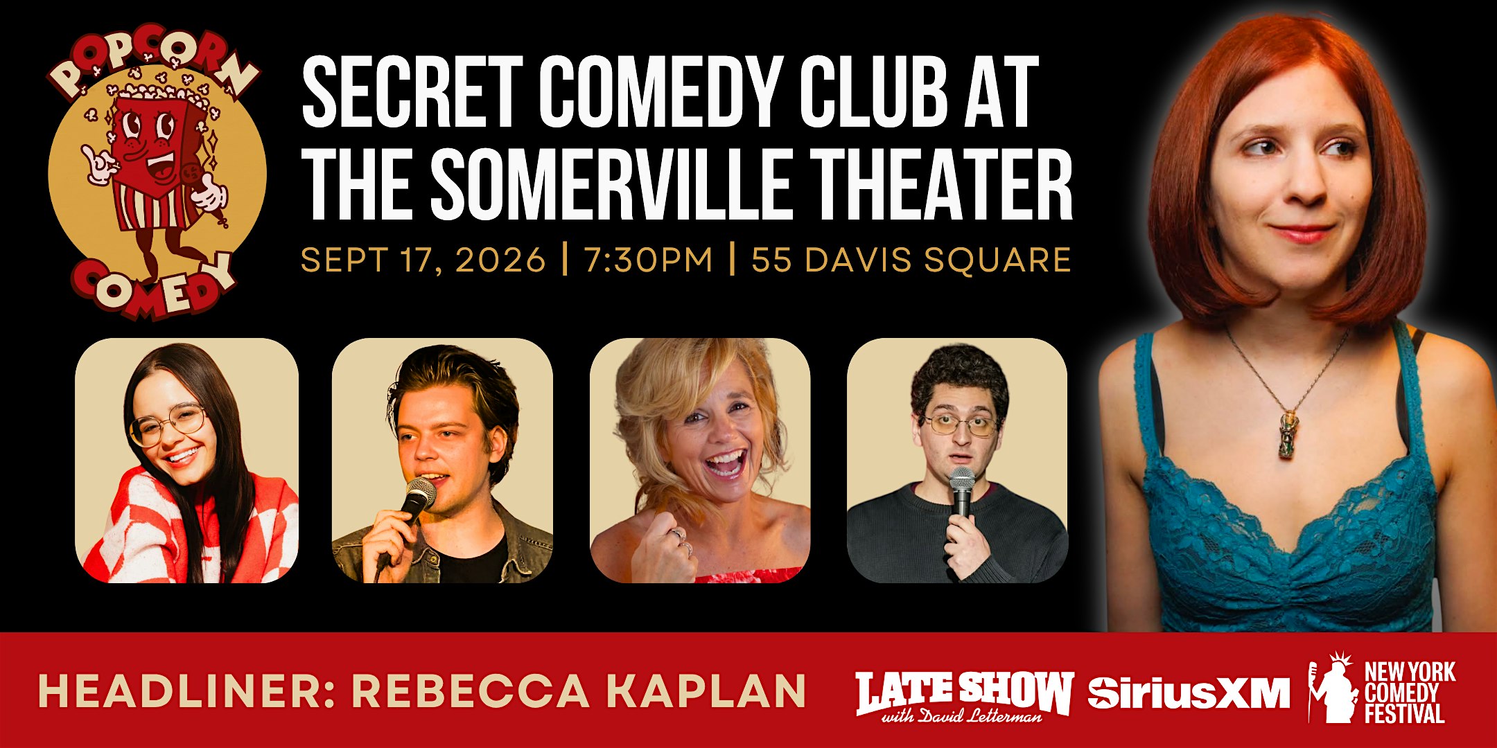 Popcorn Comedy with Rebecca Kaplan (SiriusXM)