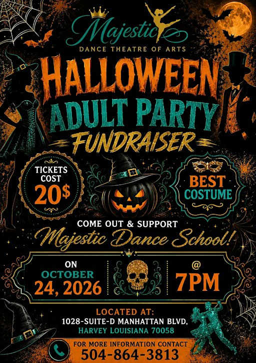Majestic After Dark: Halloween Adult Party Fundraiser