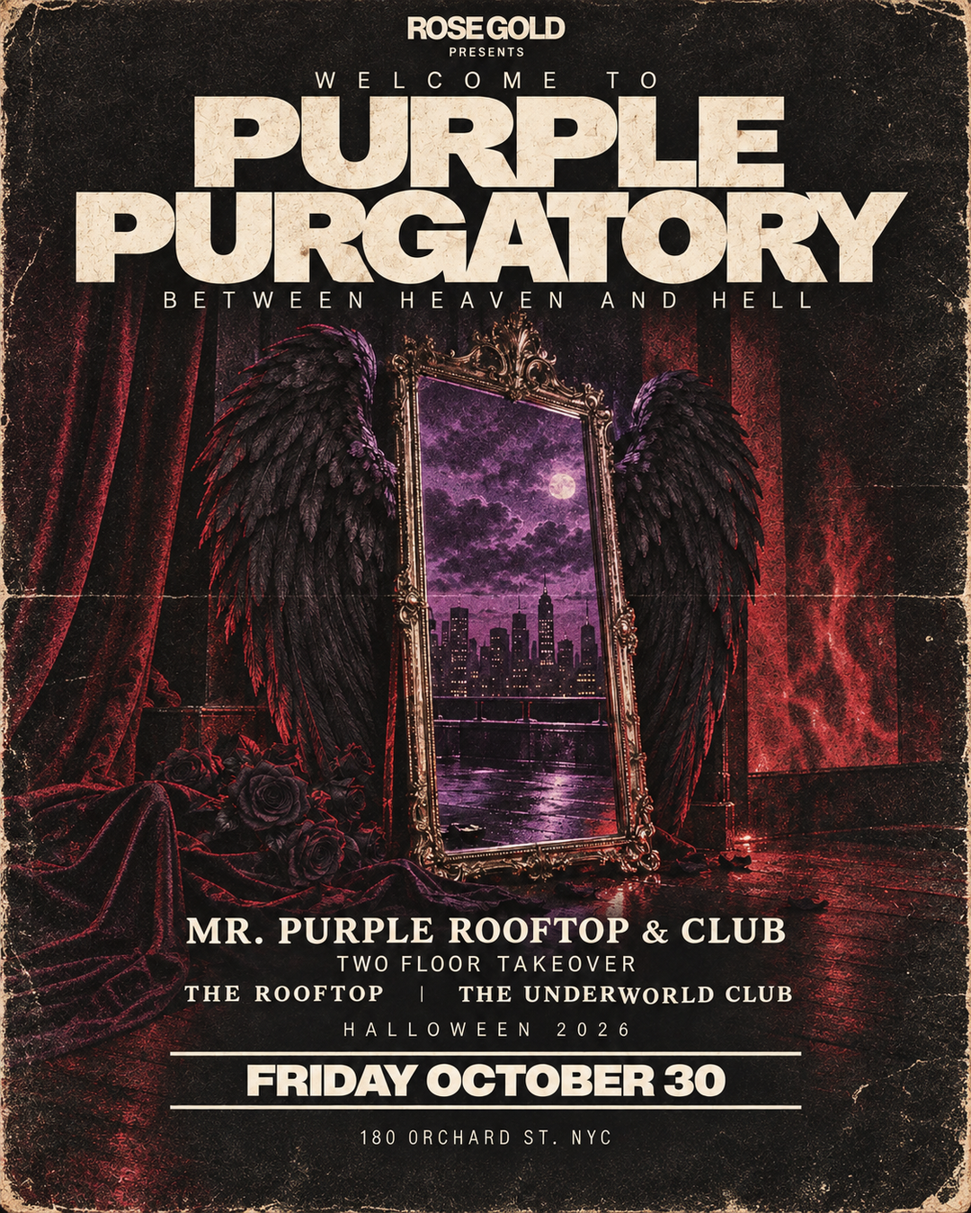 Purple Purgatory Halloween at Mr. Purple—Oct 30