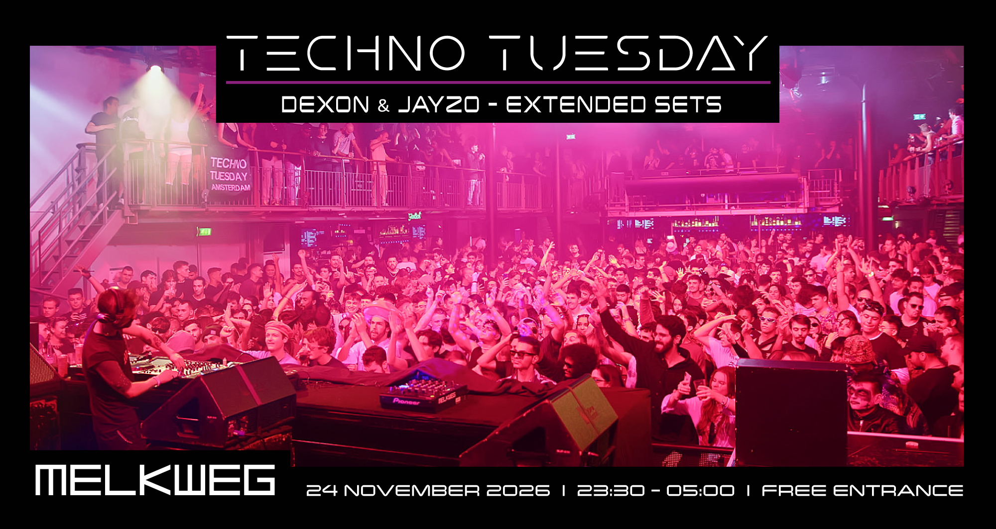 Techno Tuesday Amsterdam, Dexon & Jayzo extended sets