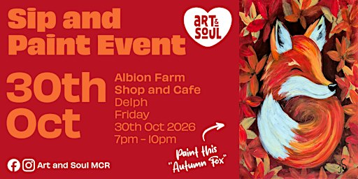 Sip and Paint Event at Albion Farm Shop and Cafe, Delph, Saddleworth