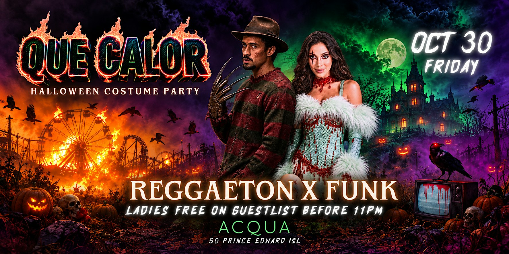 QUE CALOR HALLOWEEN "Reggaeton x Funk"