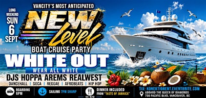New Level All White Boat Cruise 2026