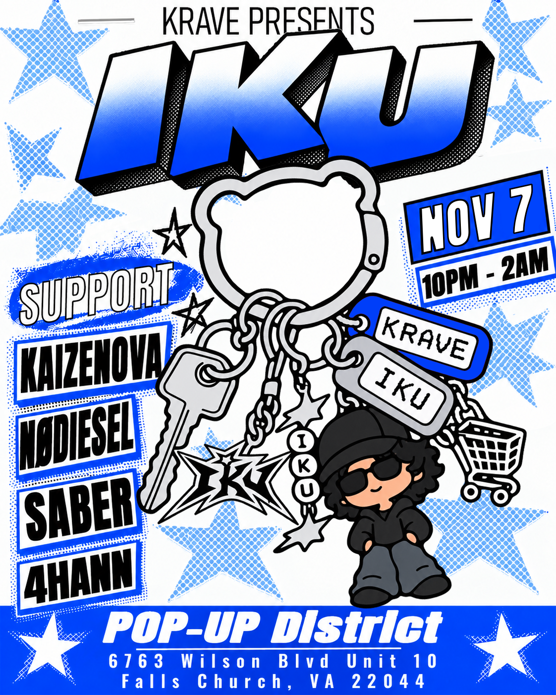 KRAVE PRESENTS: IKU @ POP-UP DISTRICT