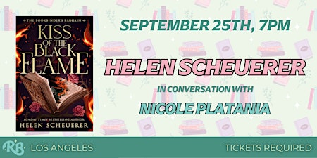 Helen Scheuerer LA Event for Kiss of the Black Flame