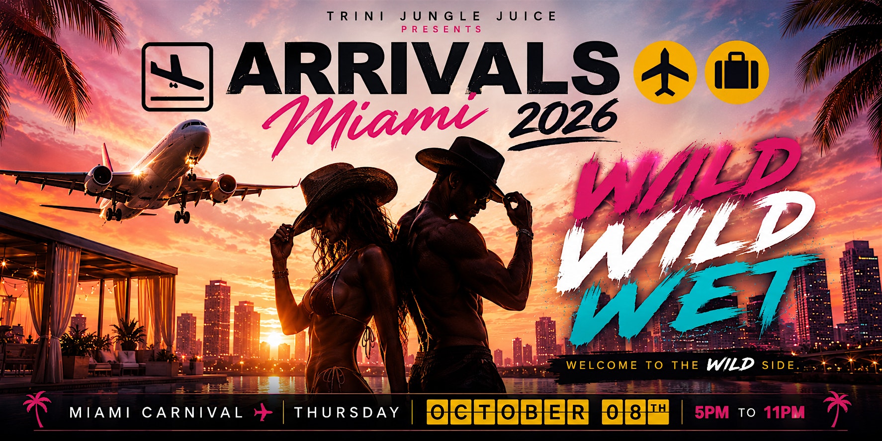 Trini Jungle Juice ARRIVALS Miami 2026: Wild Wild Wet | Miami Carnival