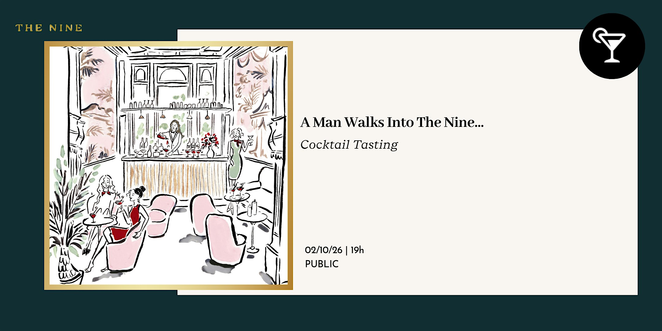 Cocktail Tasting: A Man Walks Into The Nine