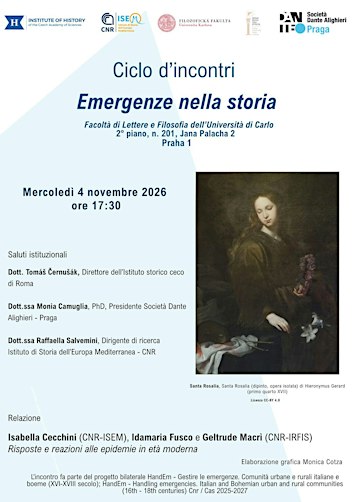 CICLO DI INCONTRI: EMERGENZE