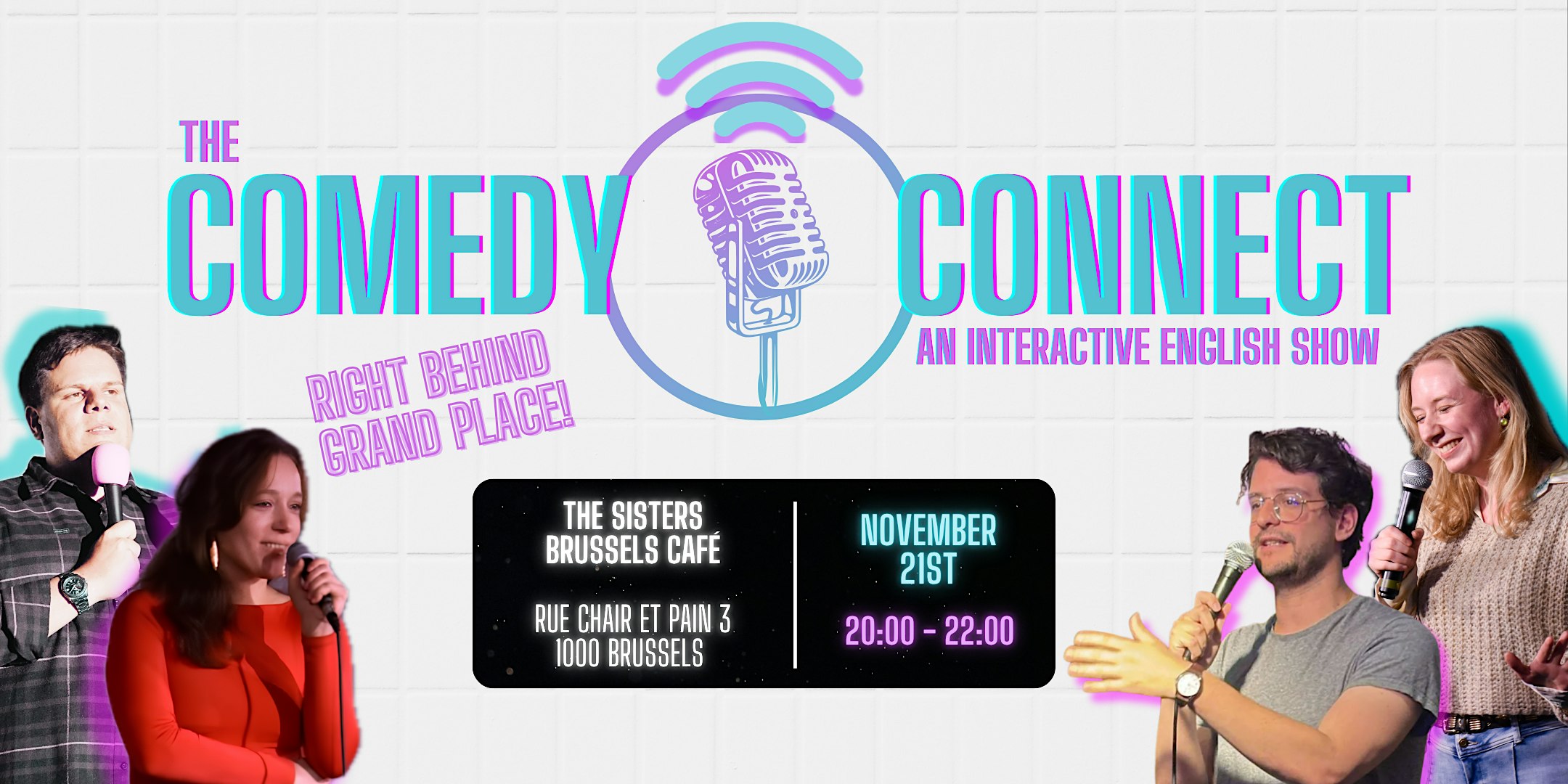 Comedy Connect Vol. 12 - An Interactive English Comedy Show | November 21st