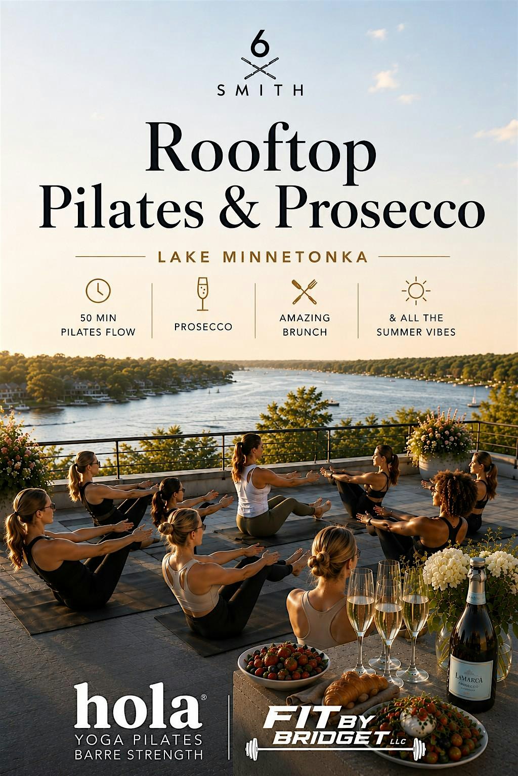 Rooftop Pilates & Prosecco September 26th