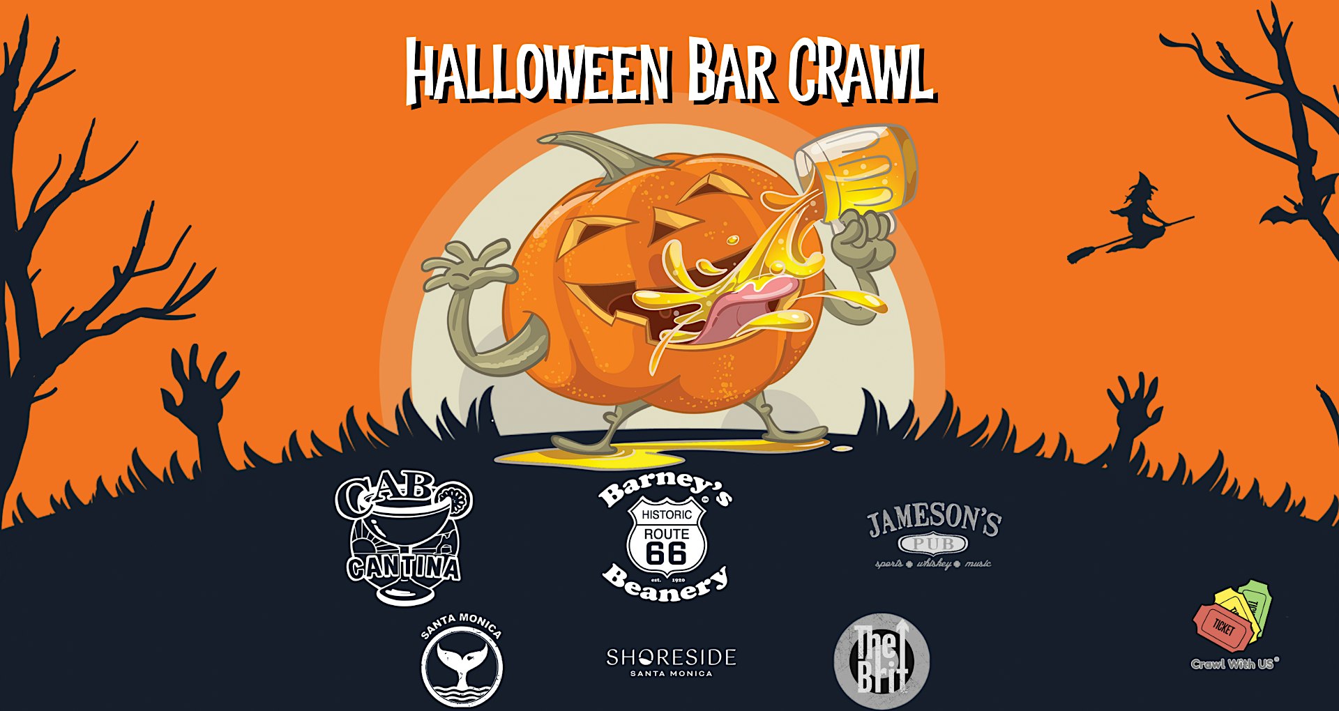 Santa Monica Halloween Bar Crawl 2026