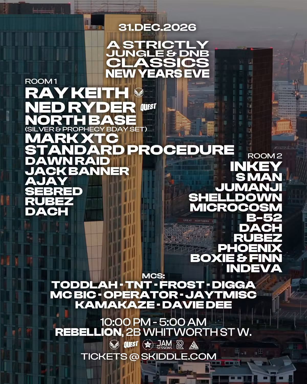 A Strictly Jungle & DnB Classics New Years Eve