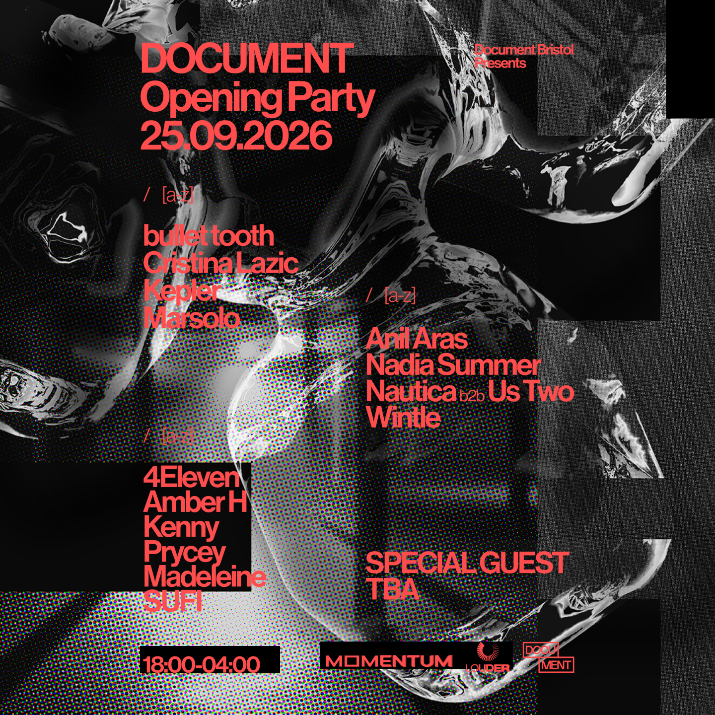Document Opening Party: bullet tooth, Cristina Lazic, Kepler 