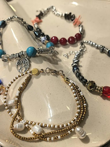 Beaded Bracelets & Earrings