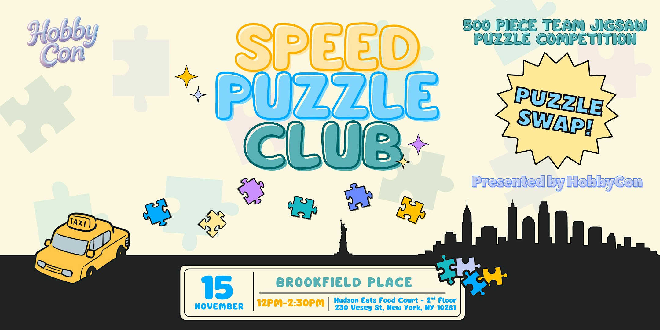 Speed Puzzle Club: Presented by HobbyCon