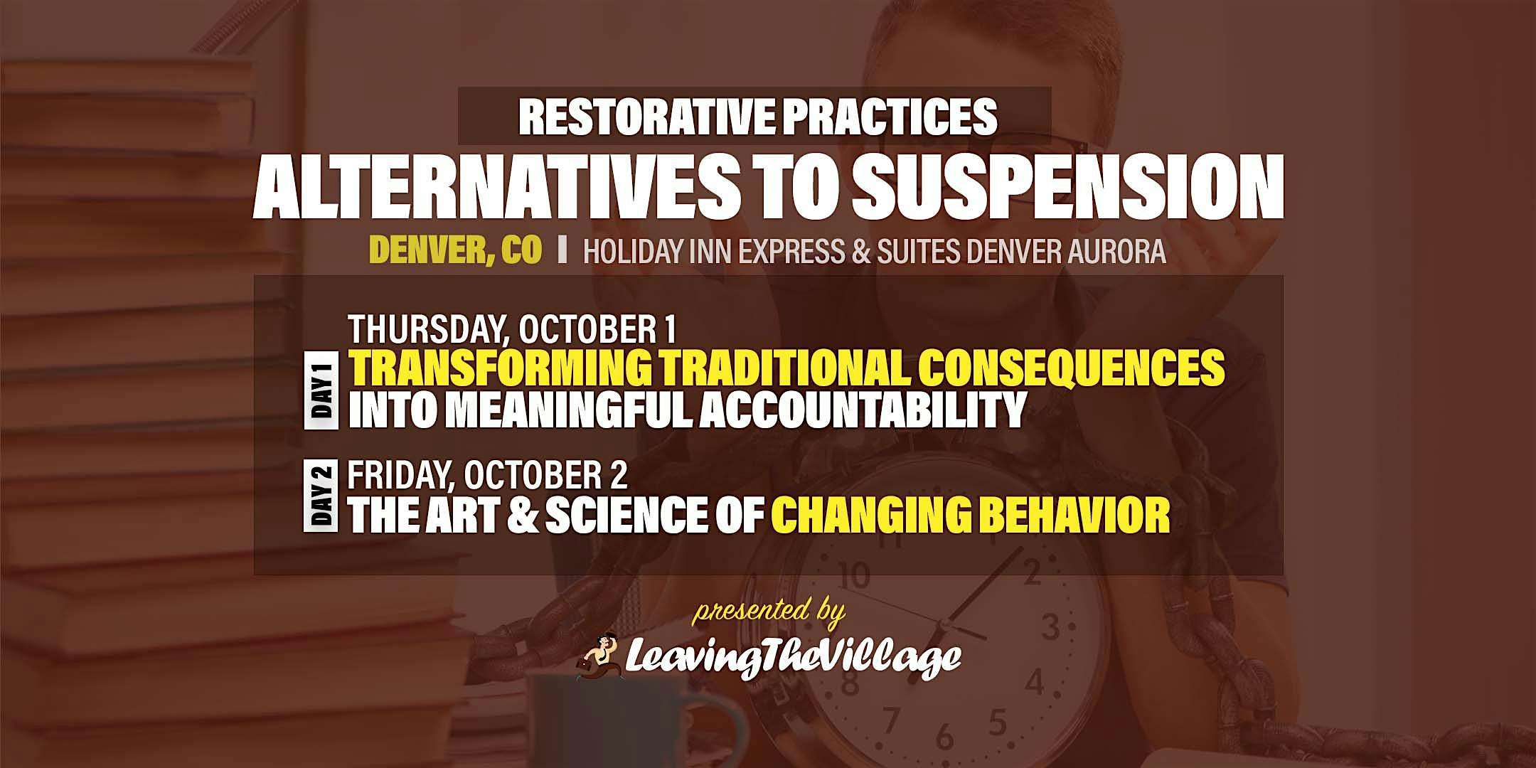Alternatives To Suspension (Denver)