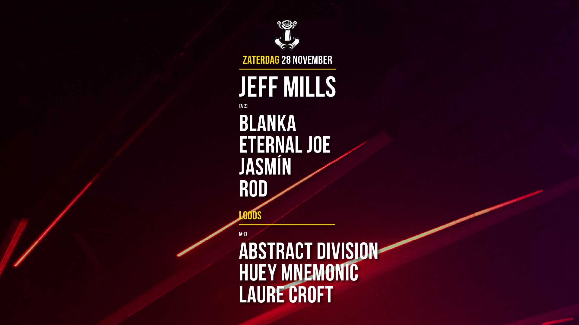 28 NOV - Thuishaven with Jeff Mills / ROD / BLANKA