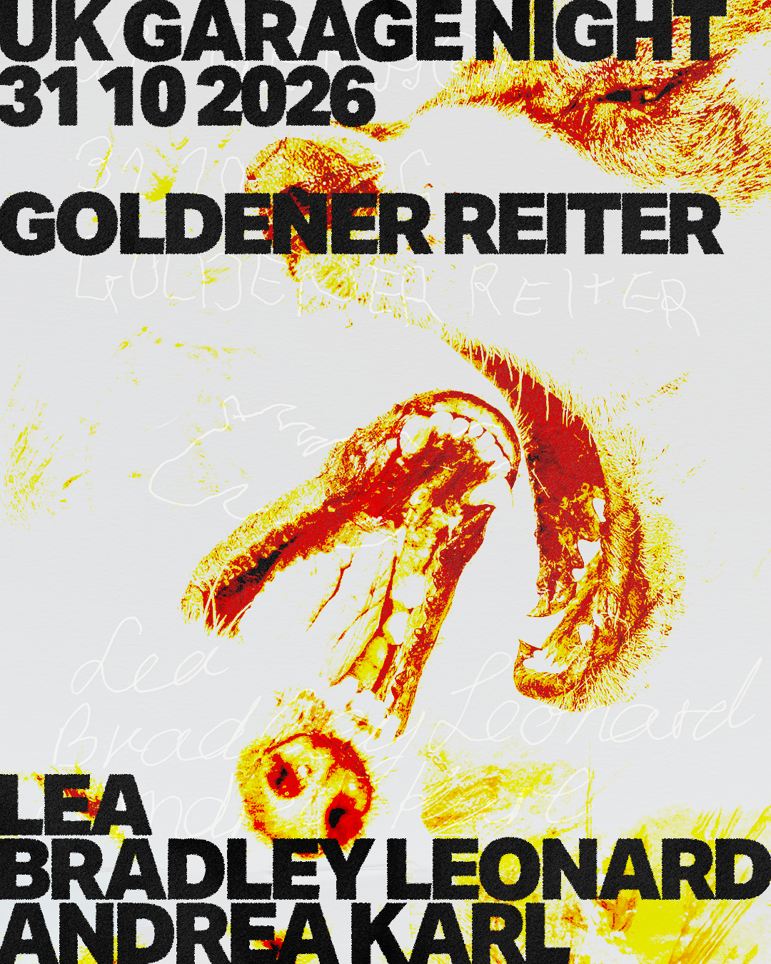 UK Garage Night with Lea, Bradley Leonard, Andrea Karl