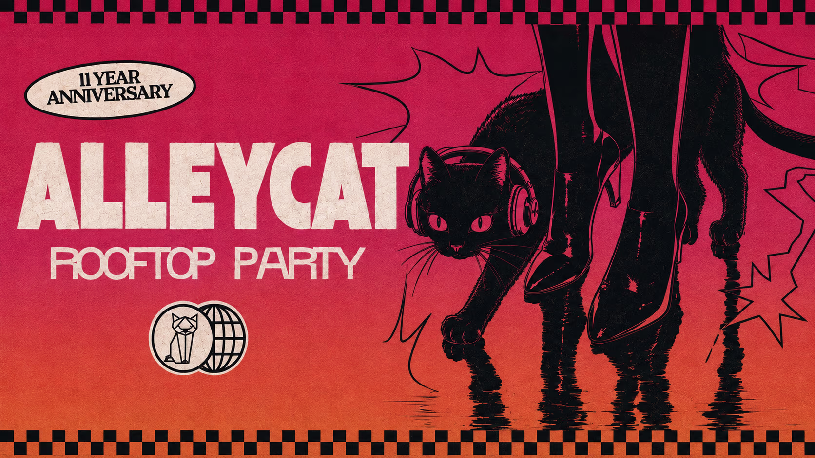 Alley Cat Anniversary Rooftop Party