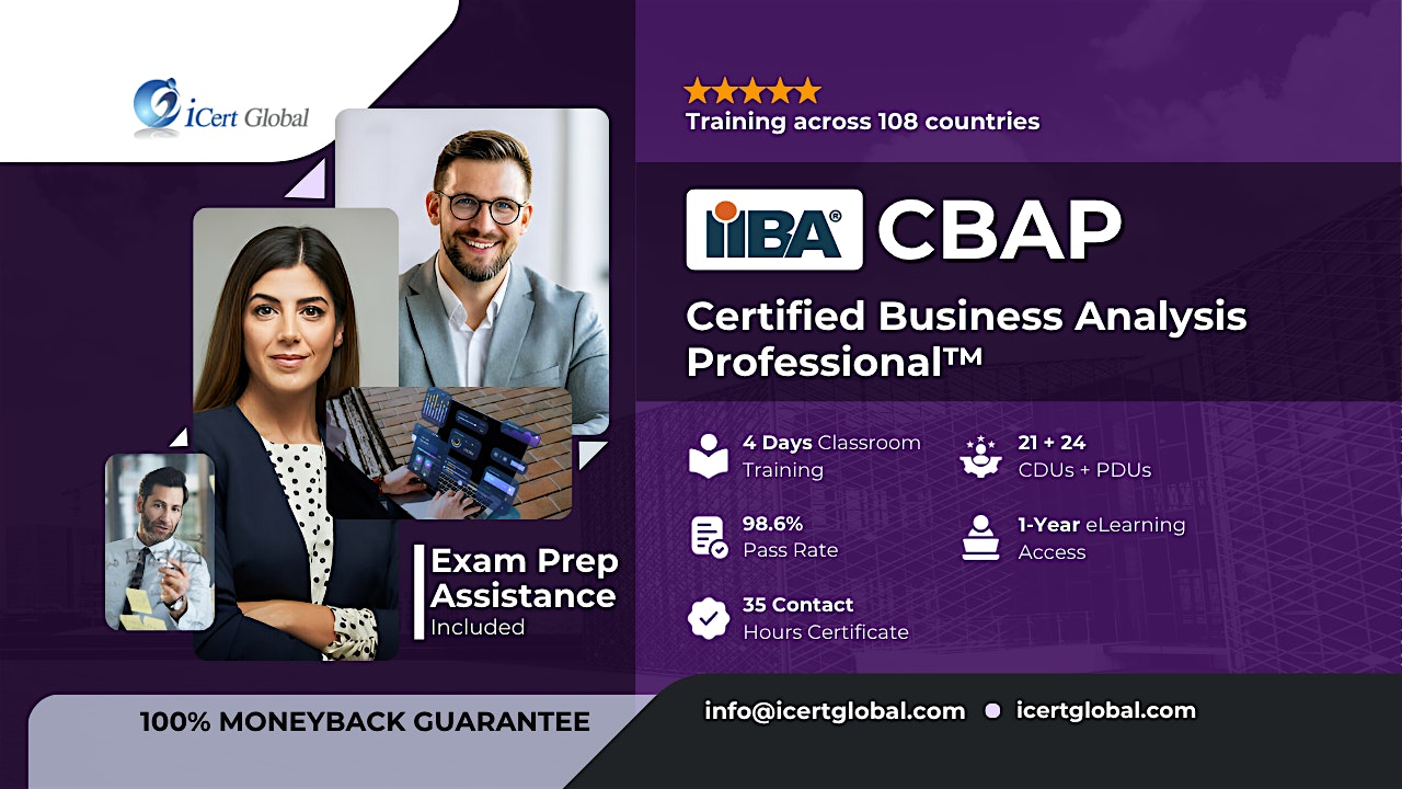 Business Analytics Certification (CBAP) Training in Athens, GA