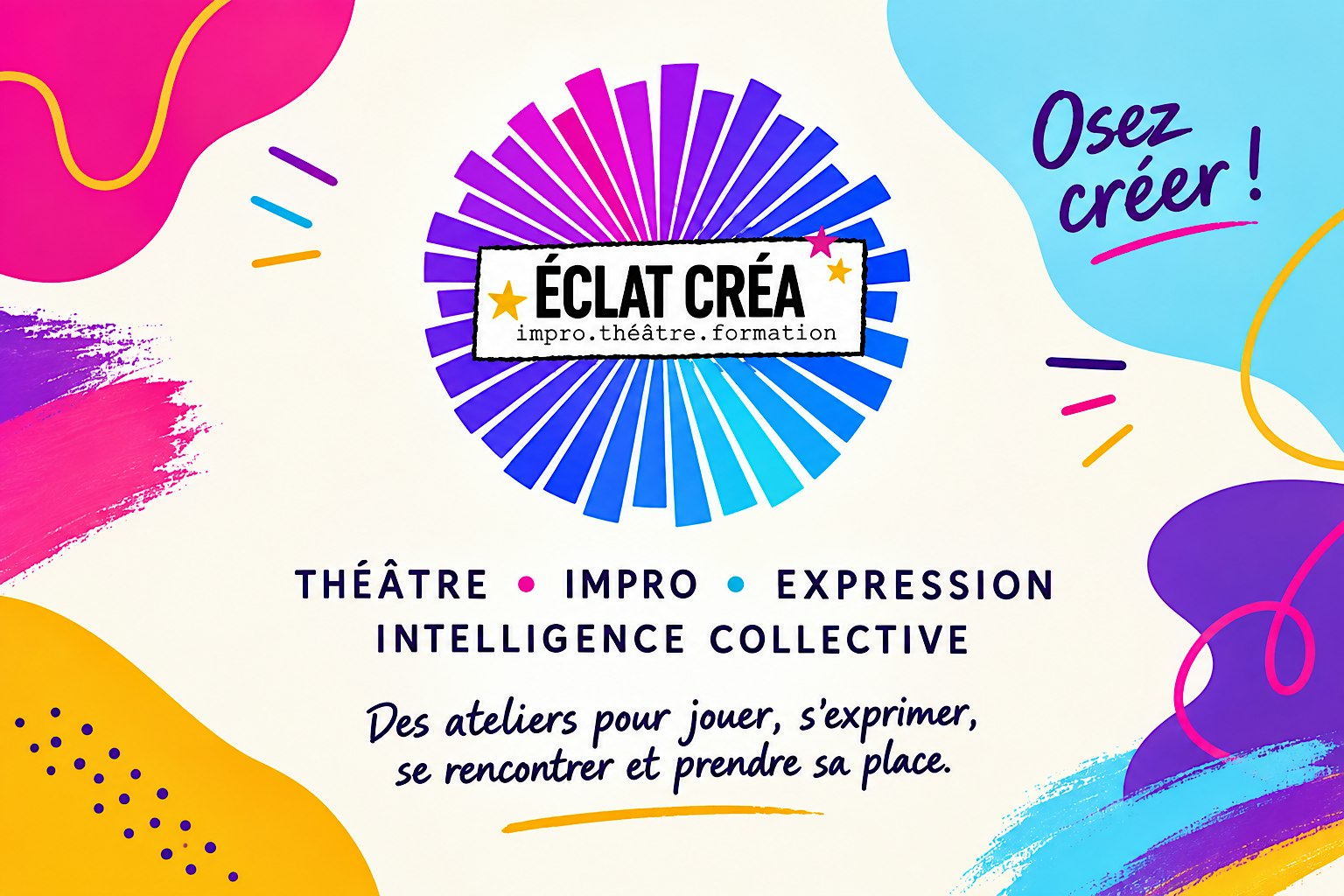 Improvisation théâtrale – ATELIER Débutants adultes | Châtillon