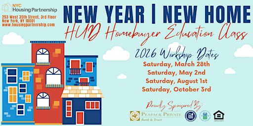 Housing Partnership HUD Homebuyer Education Class 2026