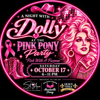 A NIGHT WITH DOLLY AT THE THE PINK PONY PARTY