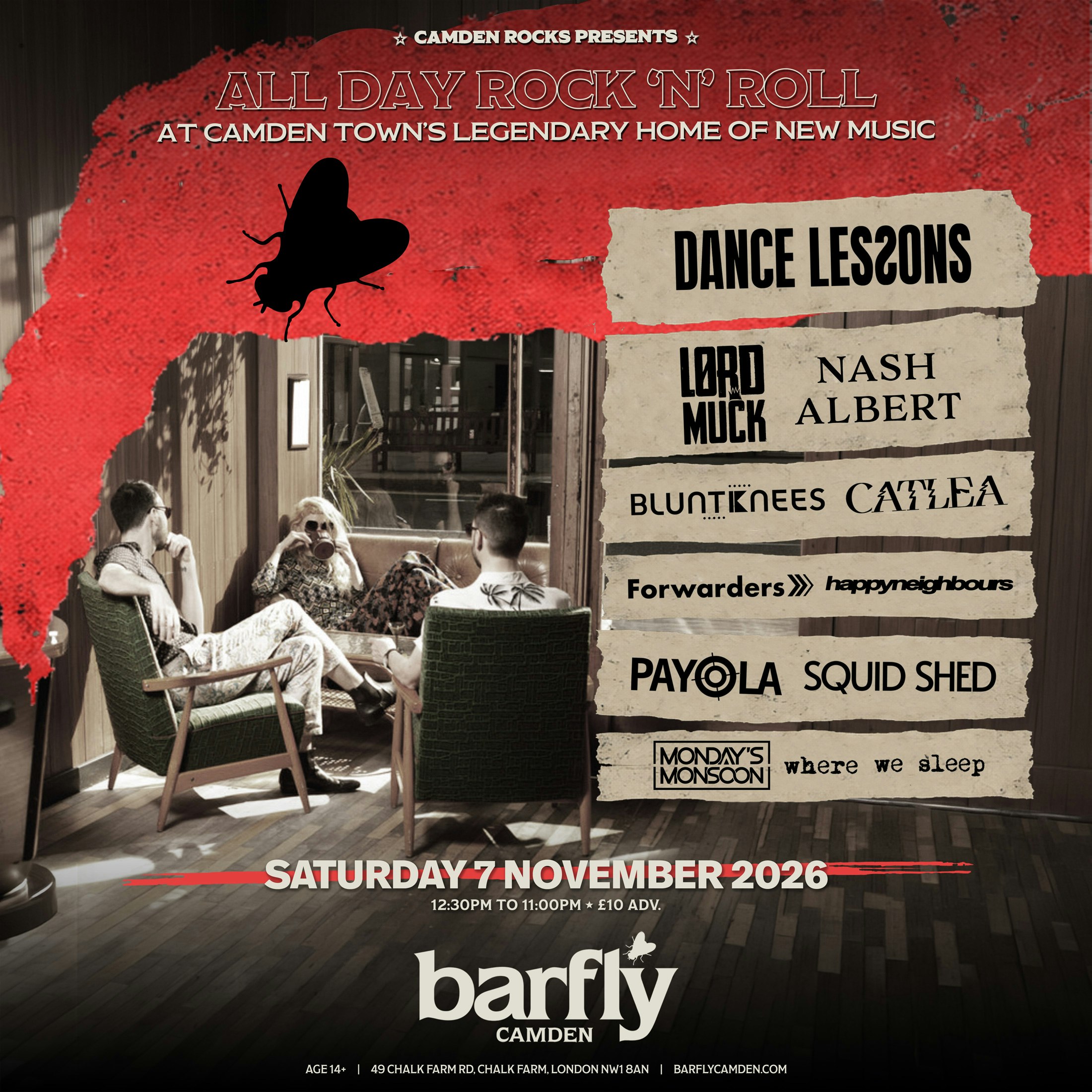 Camden Rocks All Dayer w/ Dance Lessons & more