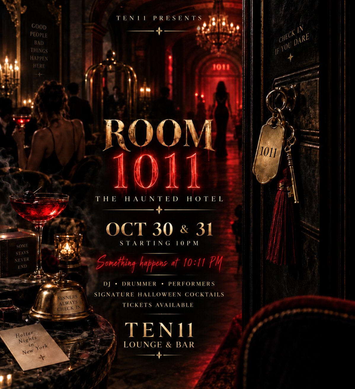 ROOM 1011: THE HAUNTED HOTEL / HALLOWEEN PARTY II