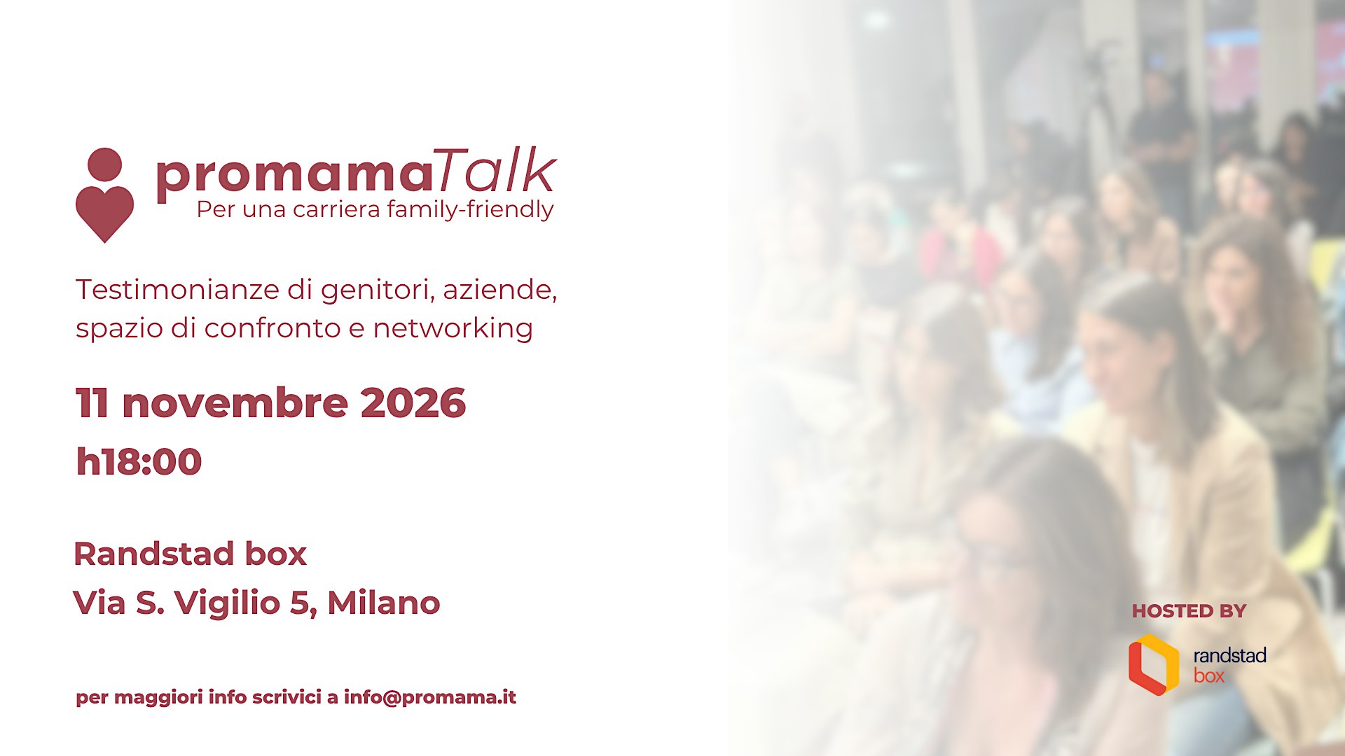 PromamaTalk 2026 @Milano