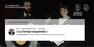 « Le temps suspendu »