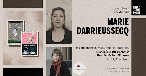 Marie Darrieussecq in conversation with Anne de Marcken